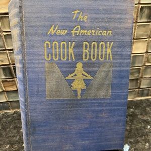 Vintage 1941 New American Cookbook Hardcover